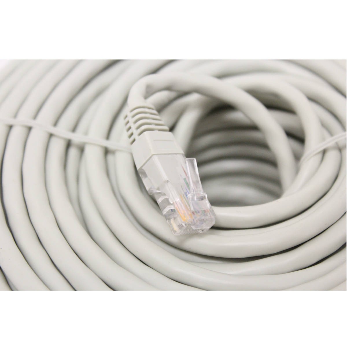 Câble réseau Ethernet CAT6, 100 pi, gris