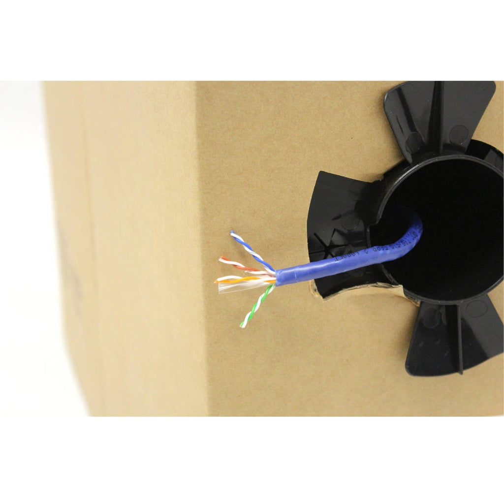 Câble réseau CAT6 en vrac, UTP solide, CCA, bleu, 1000 pi