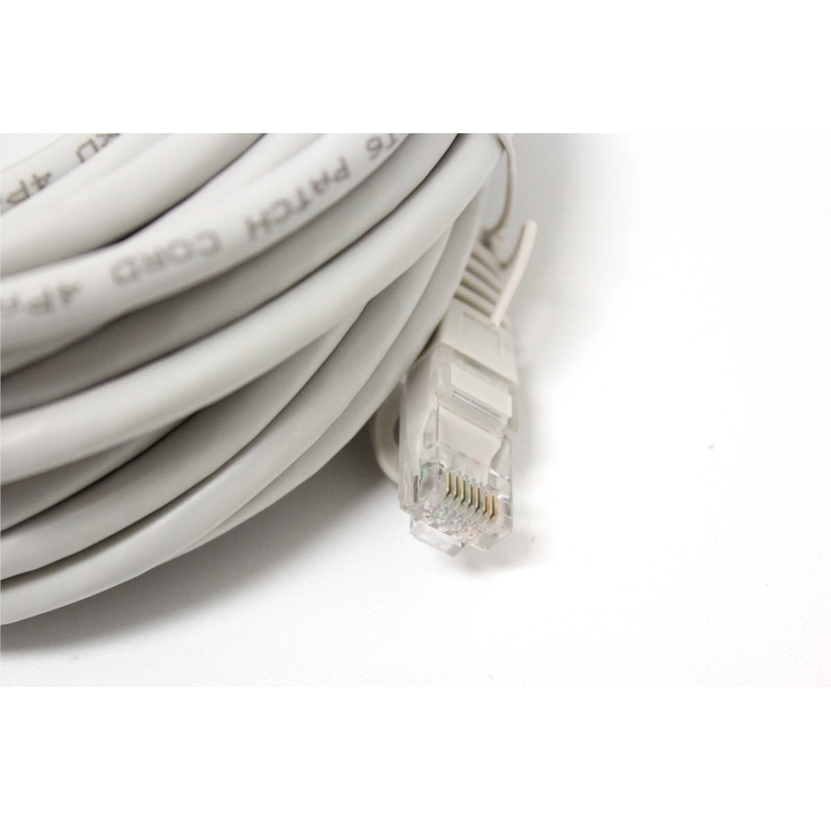 Câble réseau Ethernet CAT6, 35 pi, gris