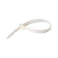 Attaches autobloquantes en nylon 11 po, 50 lb, résistantes aux UV, blanc, sac de 100
