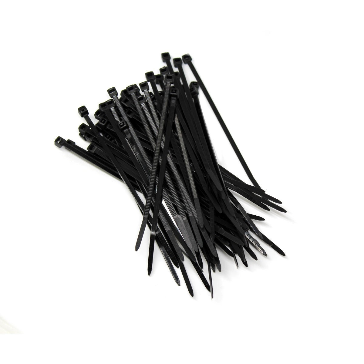 Attaches autobloquantes en nylon 4 po, 18 lb, résistantes aux UV, noir, sac de 1000
