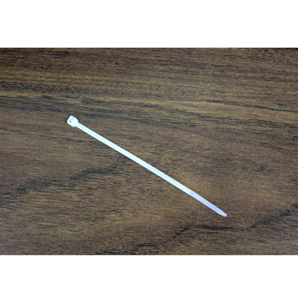 Attaches autobloquantes en nylon 4 po, 18 lb, résistantes aux UV, blanc, sac de 1000