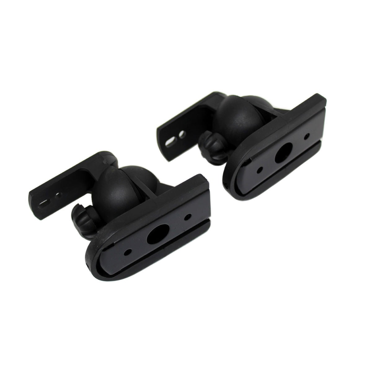 Supports muraux pour haut-parleurs, paire, noir, 7 kg