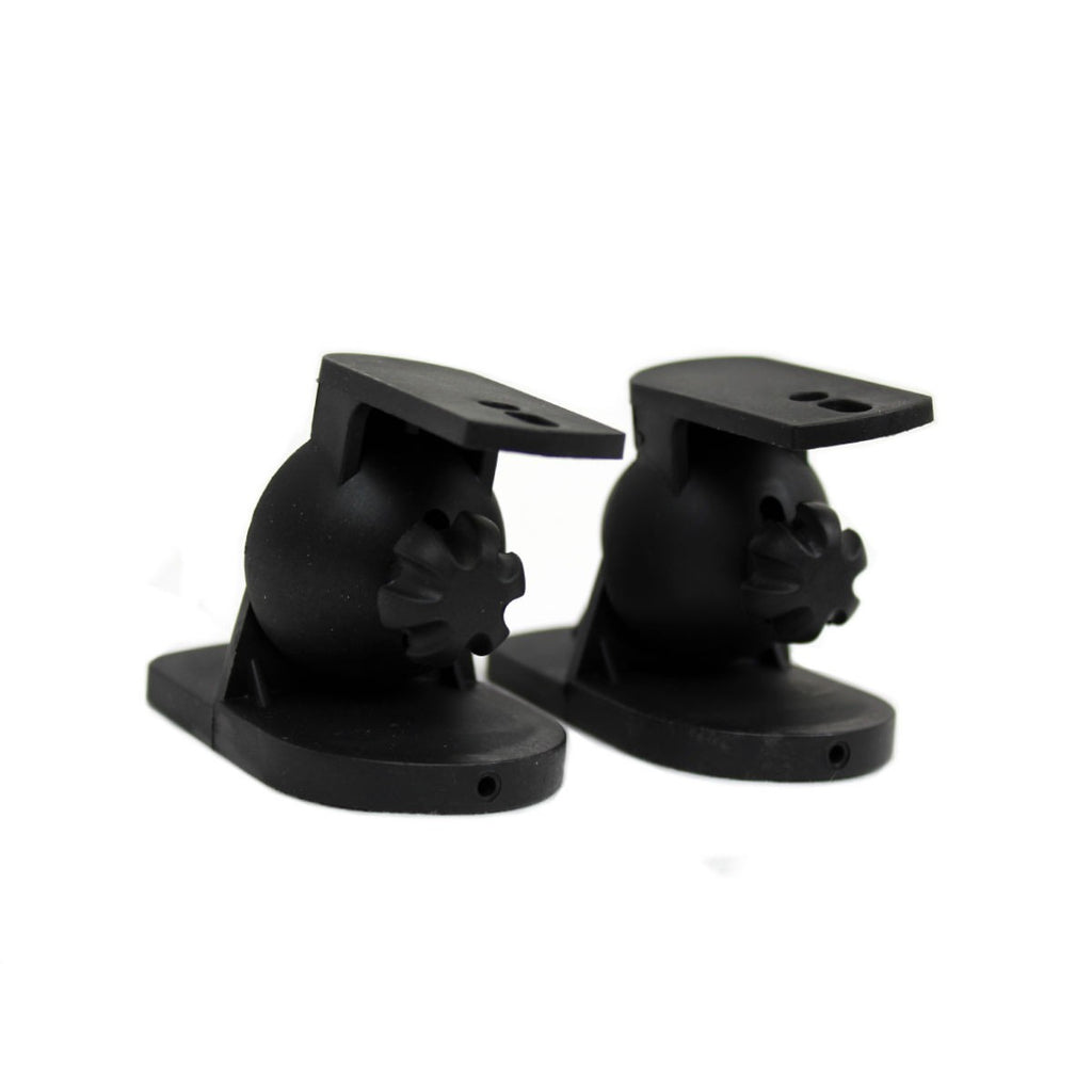 Supports muraux pour haut-parleurs, paire, noir, 7 kg