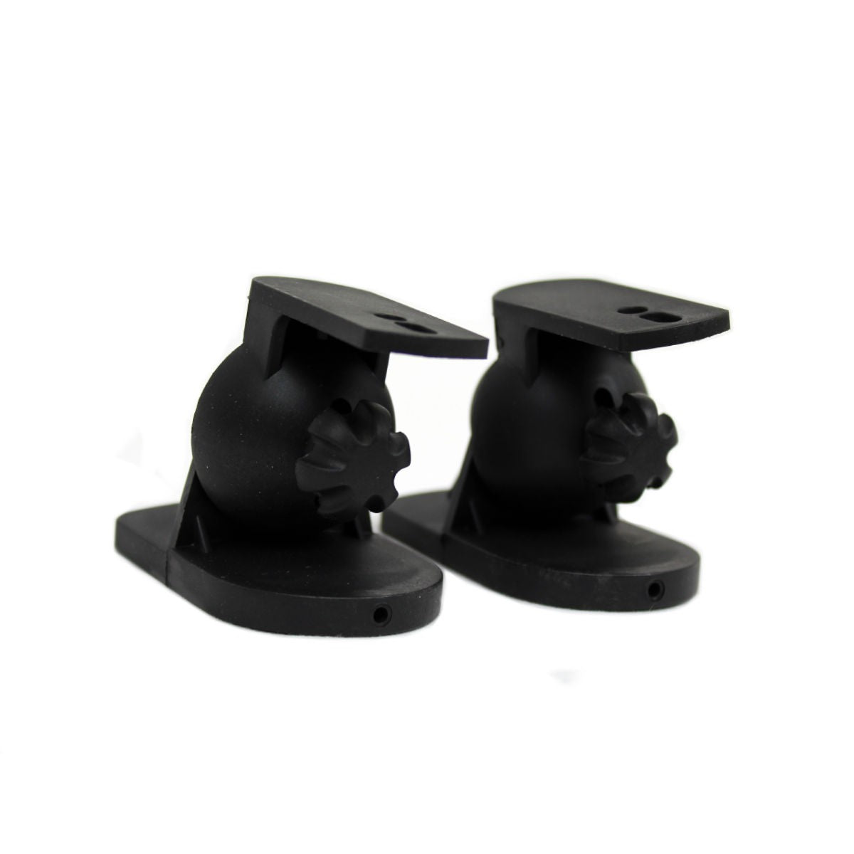 Supports muraux pour haut-parleurs, paire, noir, 7 kg