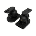 Supports muraux pour haut-parleurs, paire, noir, 7 kg