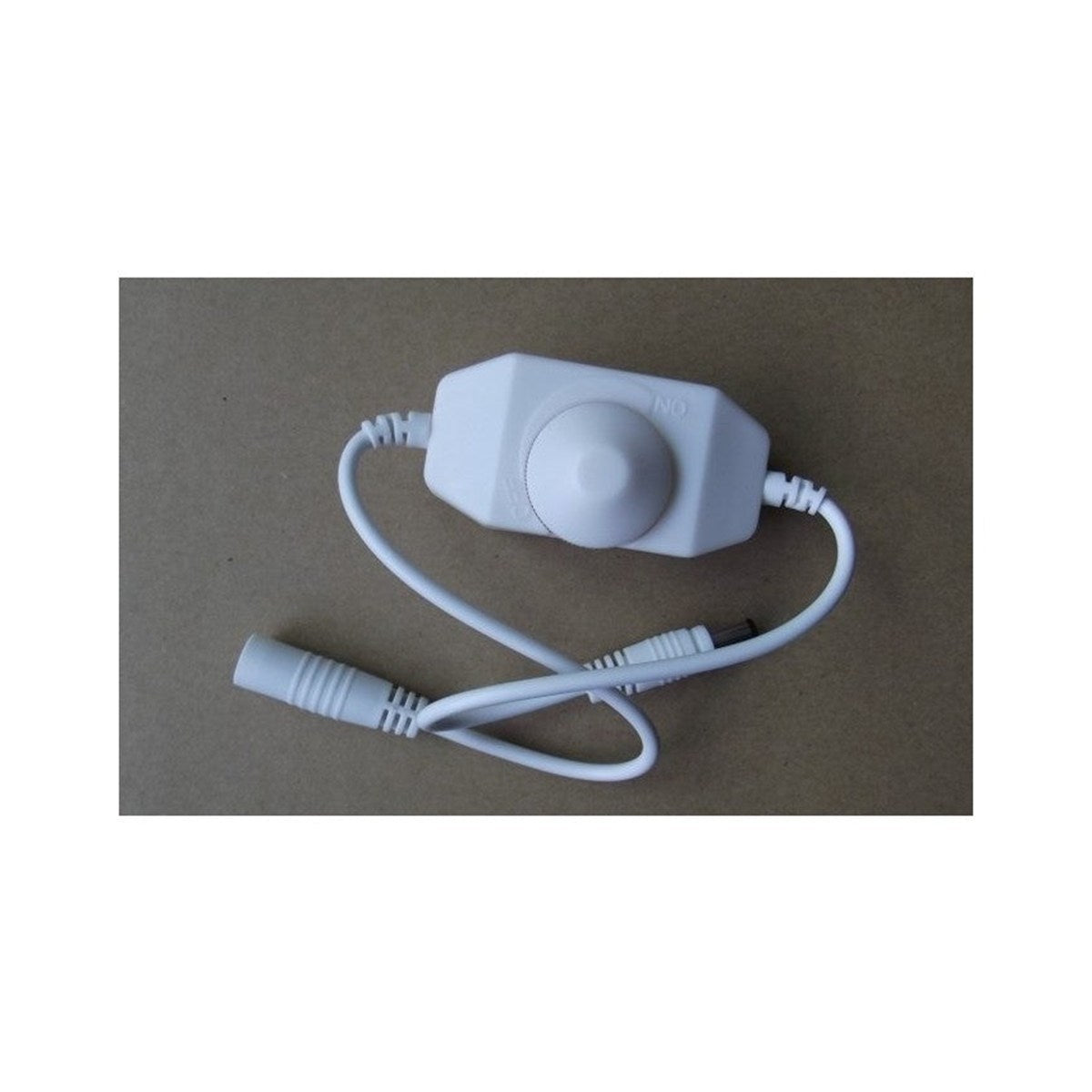 Gradateur DEL en ligne à prise CC 2,1 x 5,5 mm, 12 V, 2 A, blanc