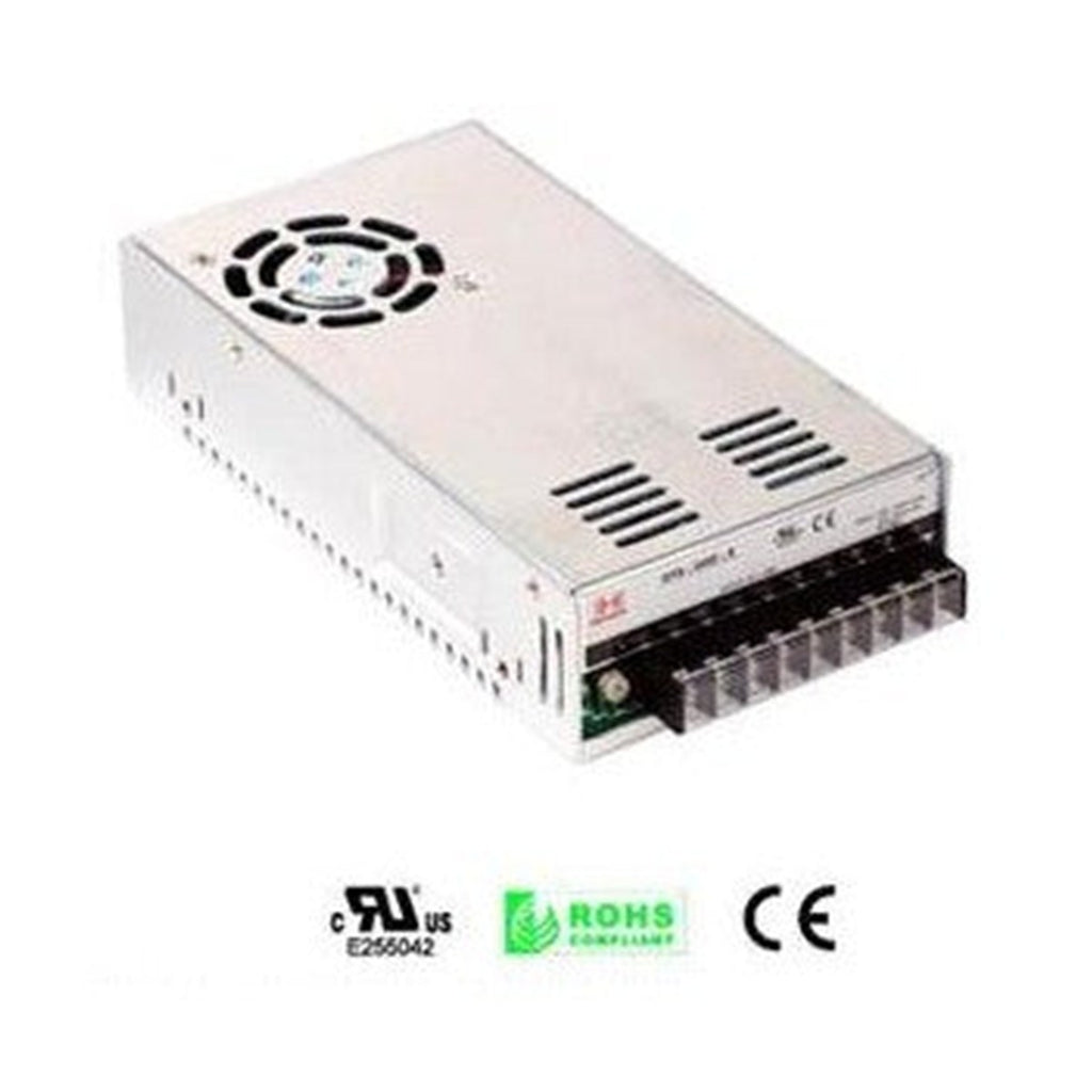 Bloc d'alimentation 12 V CC 25 A, boîtier aluminium, certifié