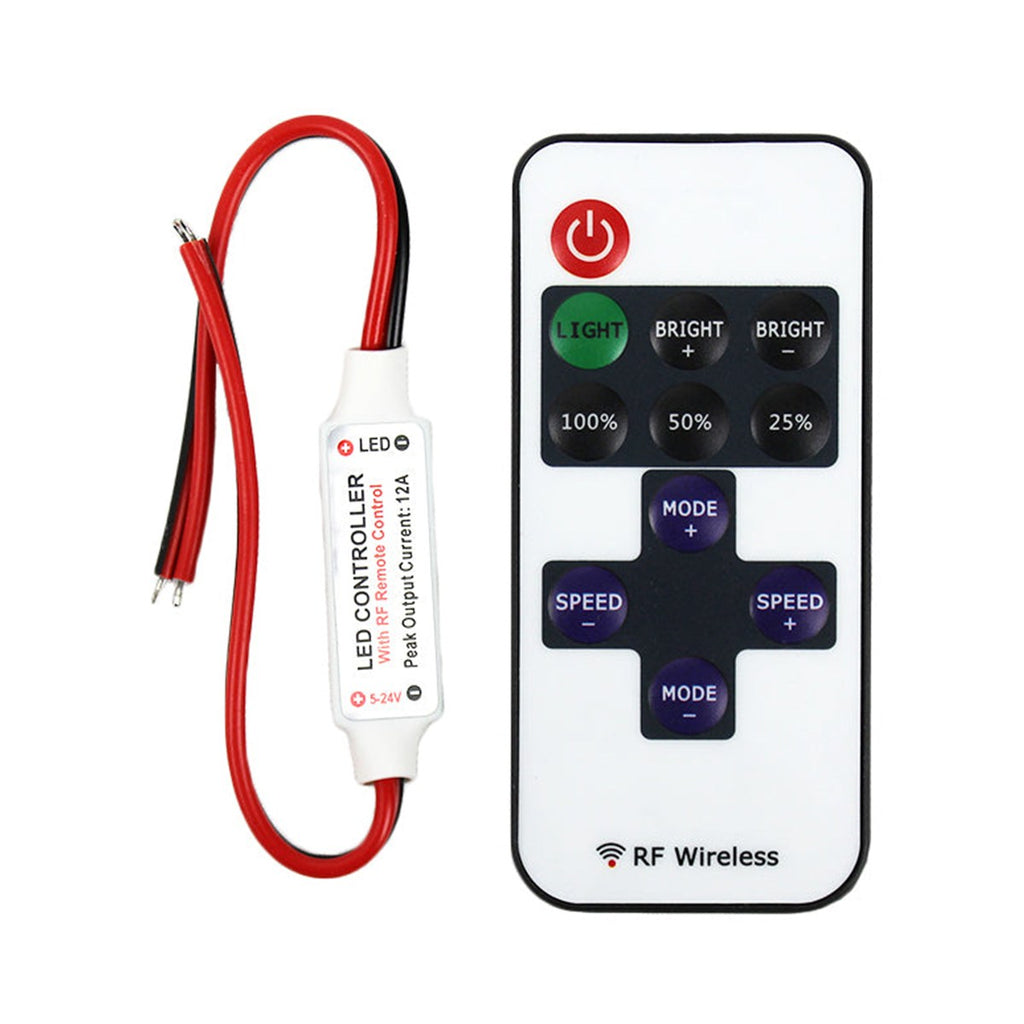 Contrôleur DEL RF avec télécommande, 12 A