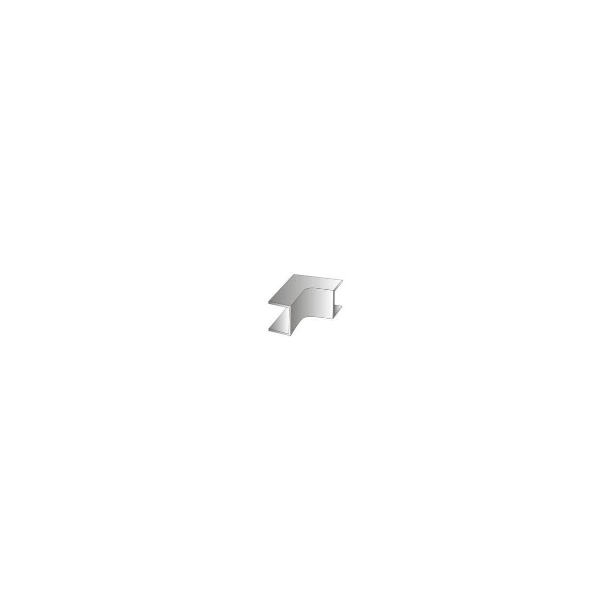 Angle interne pour cache fils, 39 x 19mm, Blanc