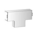 Té plat pour goulotte cache-fil 24 x 14 mm, blanc
