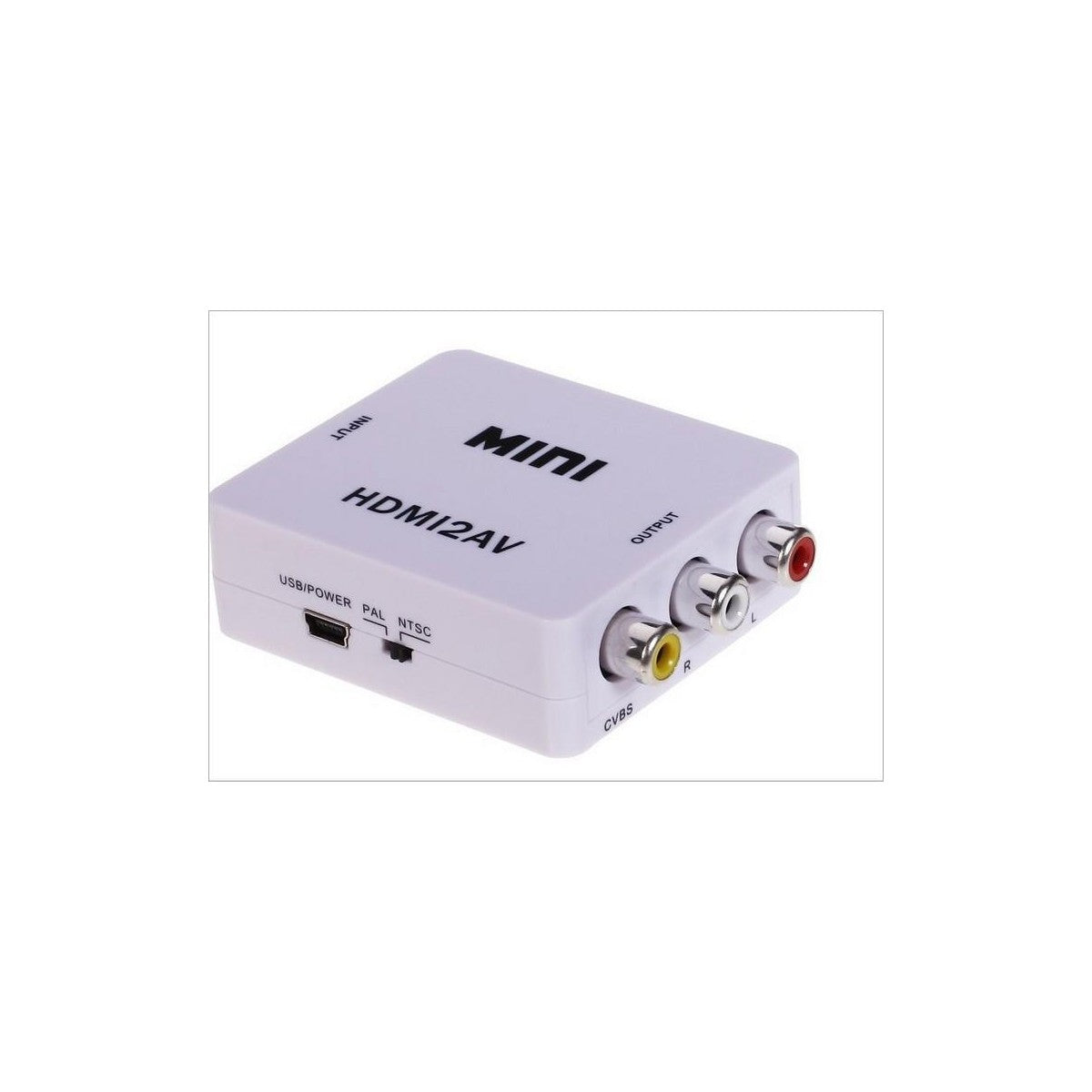 Mini convertisseur HDMI vers audio-vidéo composite RCA