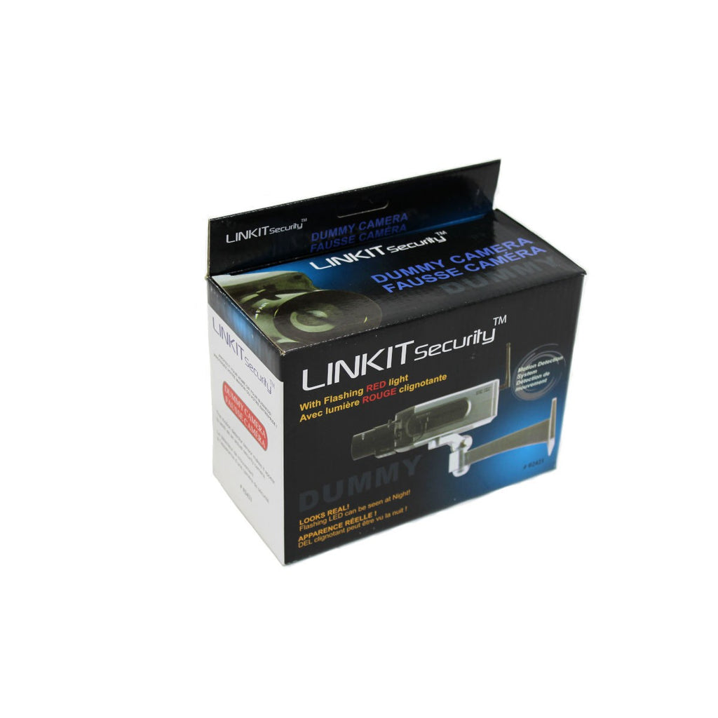 Fausse caméra de surveillance type fusil avec DEL rouge clignotante