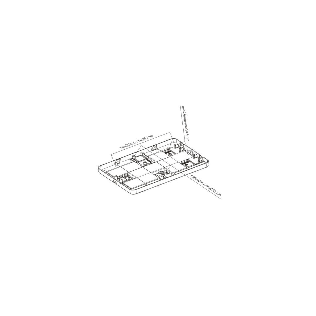 Support de table universel iPad 1-4-Air, tablette 9,7 - 10,1  Galaxy, autre
