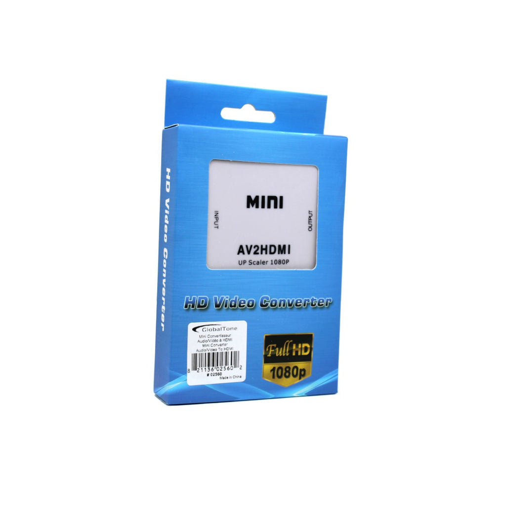 Mini convertisseur audio-vidéo RCA vers HDMI