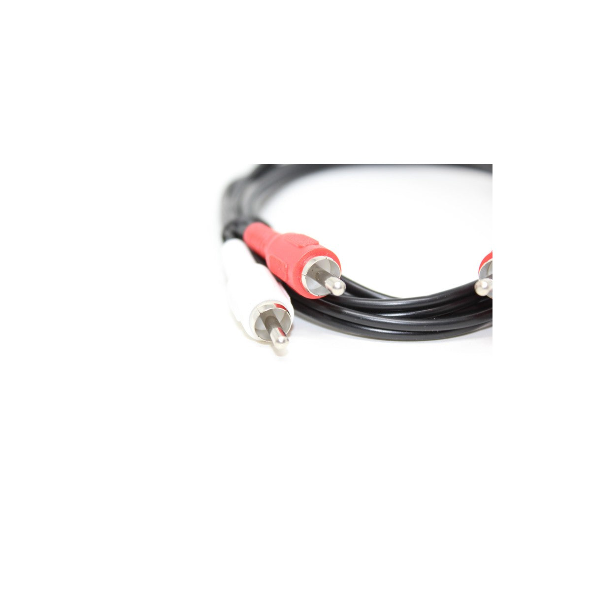 Câble audio 2 RCA mâle vers 2 RCA mâle, 6 pi, noir