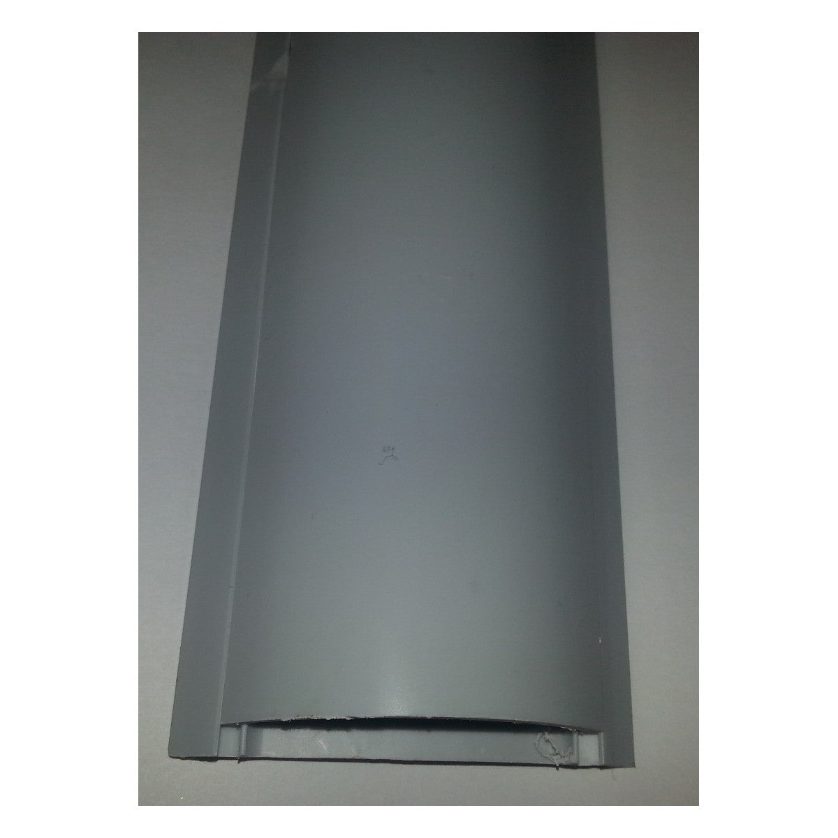 Passe-câble de plancher adhésif, gris pâle, 70 x 20 mm, 2 m