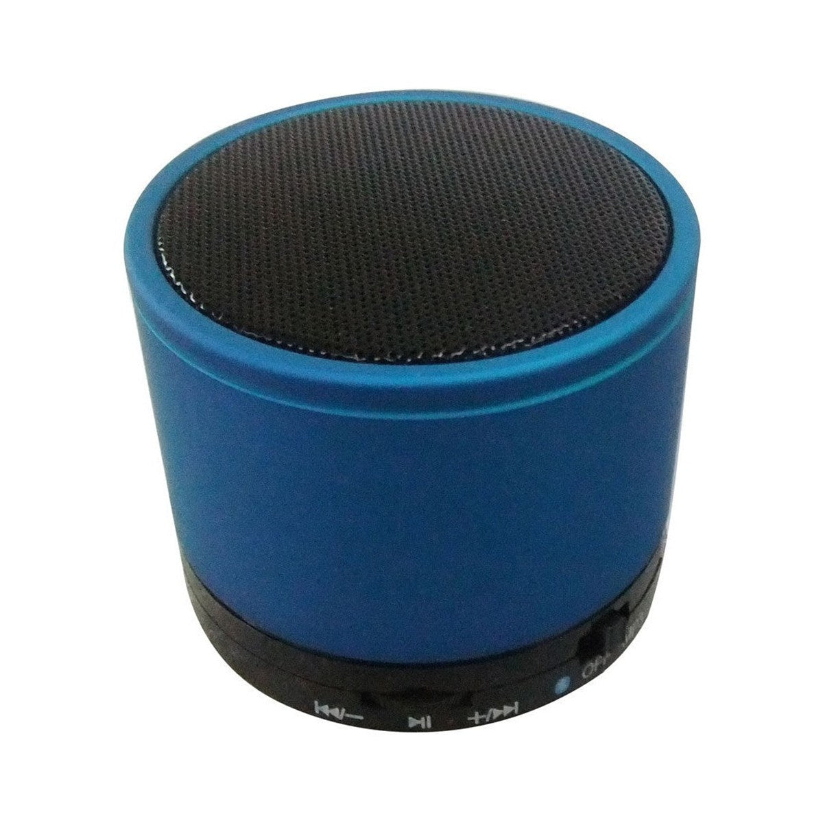 Haut-parleur Bluetooth portatif avec lecteur micro SD, bleu