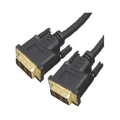 Câble DVI-D Single Link mâle à mâle, 24+1, 30 AWG, ferrites, 6 pi, noir