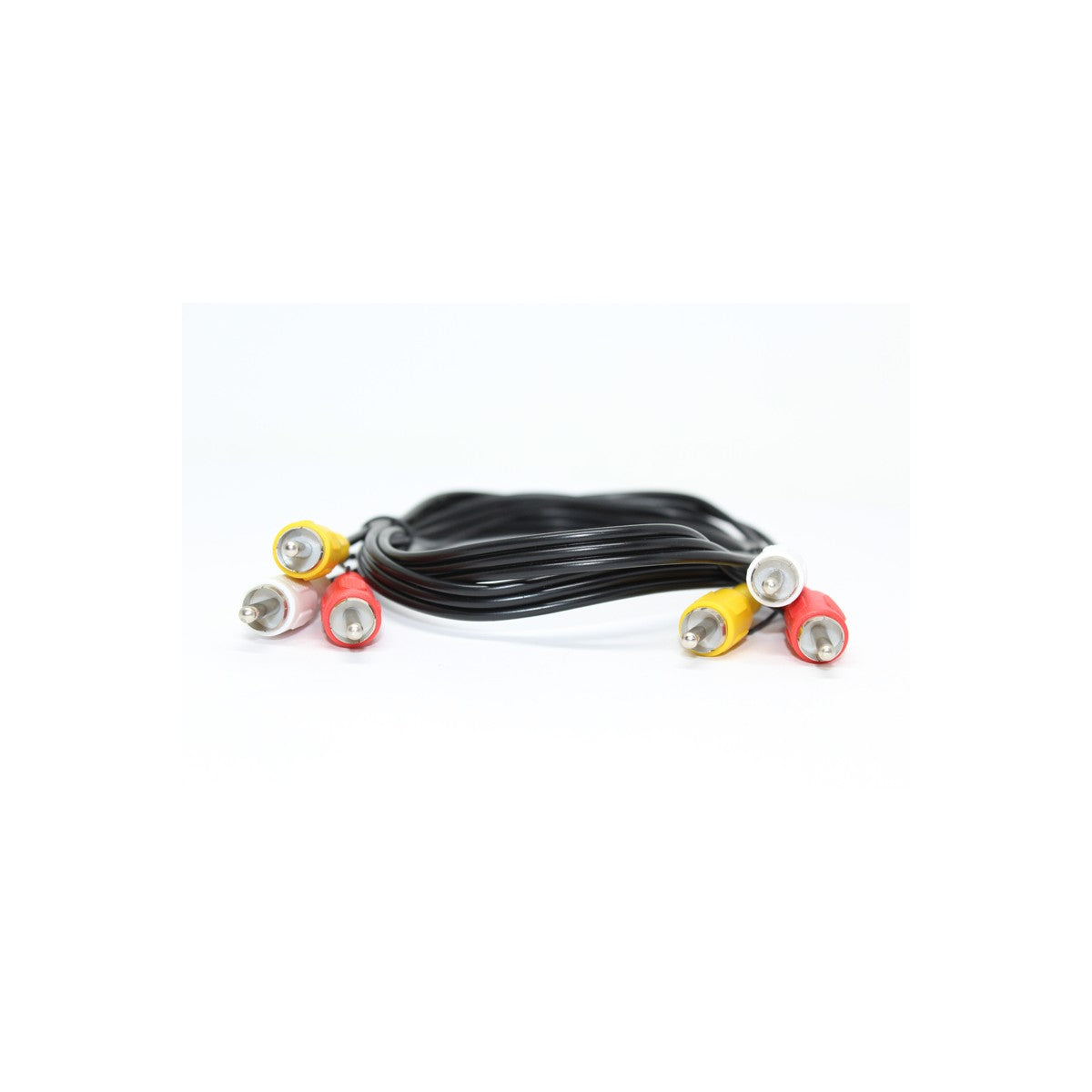 Câble composite RCA audio-vidéo, 3 fiches mâle à mâle, 3 pi