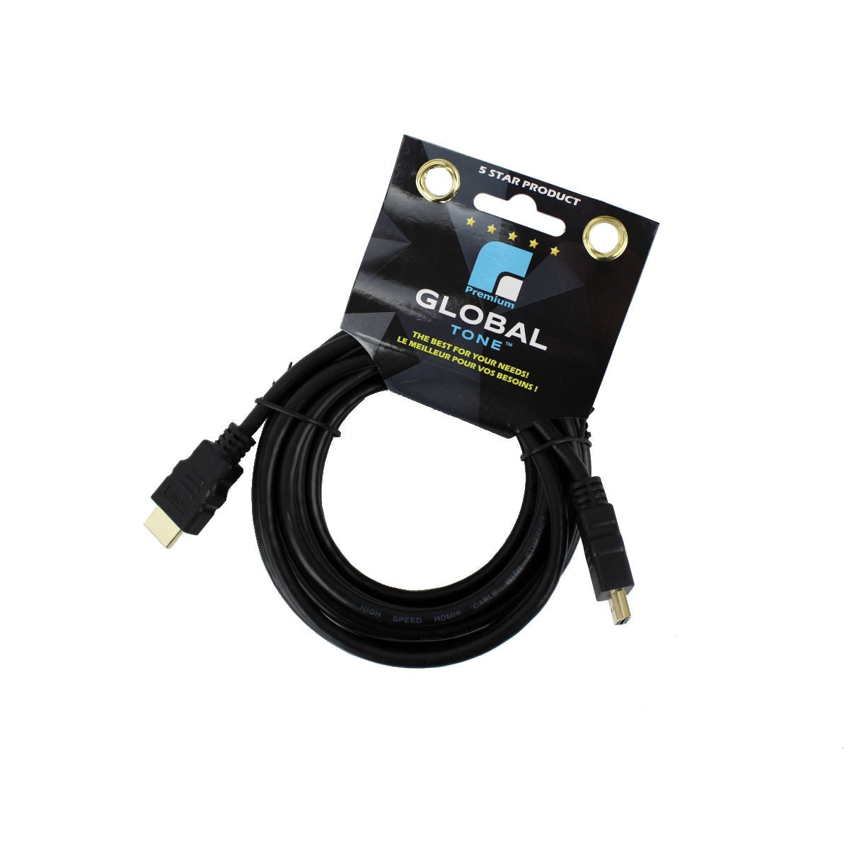 Câble HDMI haute vitesse 2.0, 4K 30 Hz, 15 pi