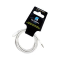 Rallonge audio stéréo 3,5 mm mâle à femelle, 4 contacts (TRRS), 6 pi, blanc