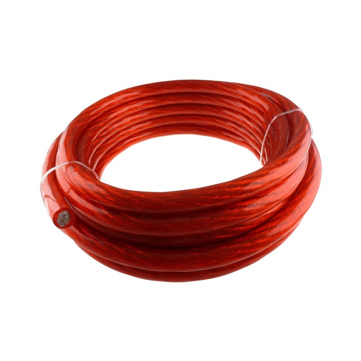 Câble d'alimentation auto 10 AWG, CCA, rouge, 250 pi