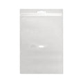 Sacs transparents refermables avec trou de suspension, 5 x 7 po, 2 mil, paquet de 100