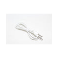 Câble audio stéréo 3,5 mm mâle à mâle, 3 contacts, 3 pi, blanc