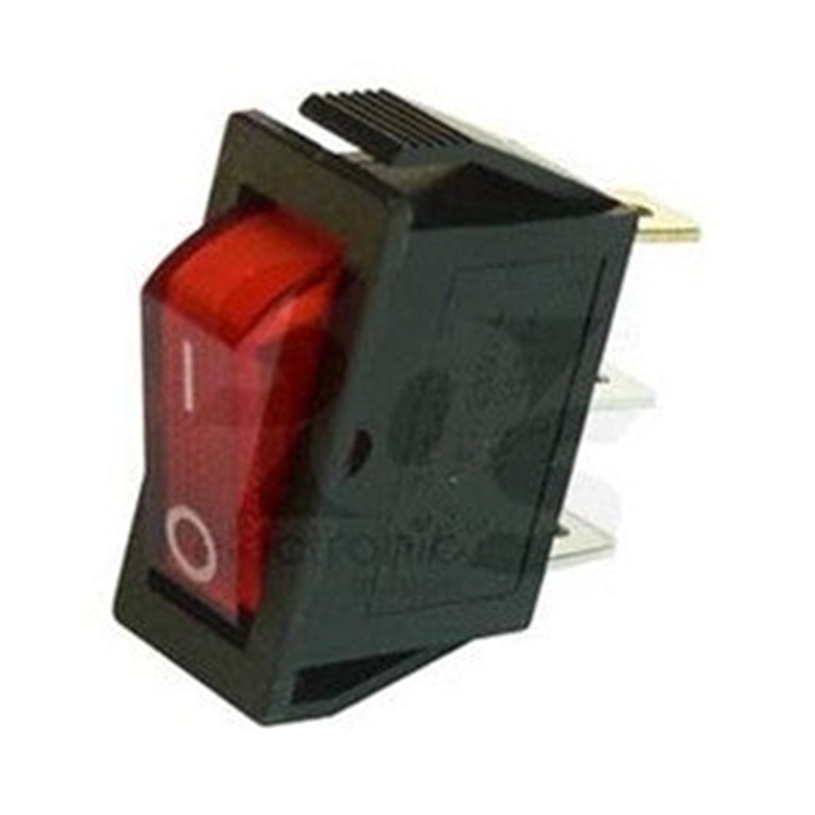 Interrupteur à bascule lumineux rouge, 125 V, 15 A