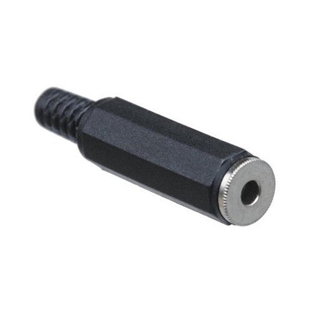 Prise 3,5 mm stéréo femelle à souder, nickel