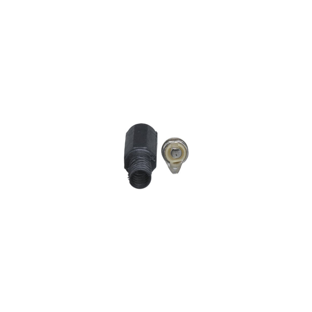 Fiche 3,5 mm mono mâle à souder, nickel