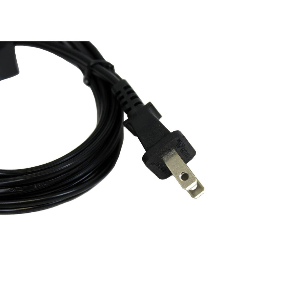 Cordon d'alimentation CA 18 AWG, 2,5 A, certifié, 6 pi