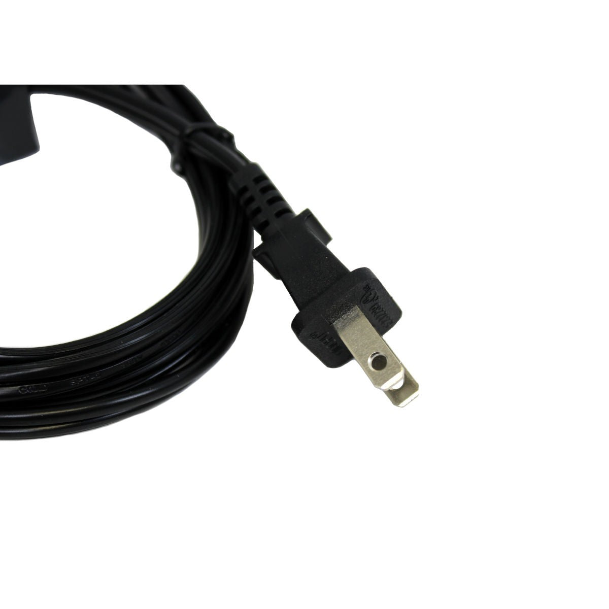 Cordon d'alimentation CA 18 AWG, 2,5 A, certifié, 6 pi