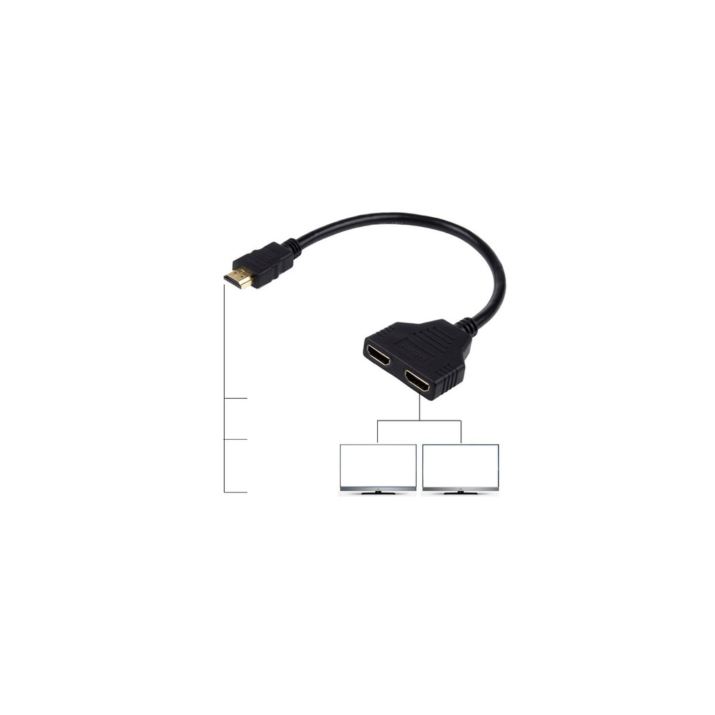 Répartiteur HDMI mince, 1 mâle vers 2 femelles