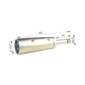 Adaptateur XLR mâle vers jack 6,3 mm mâle