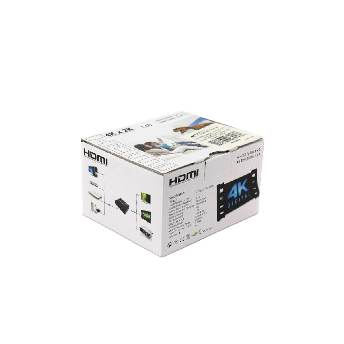 Répartiteur HDMI 1 entrée 2 sorties, v1.4, 4K, HDCP