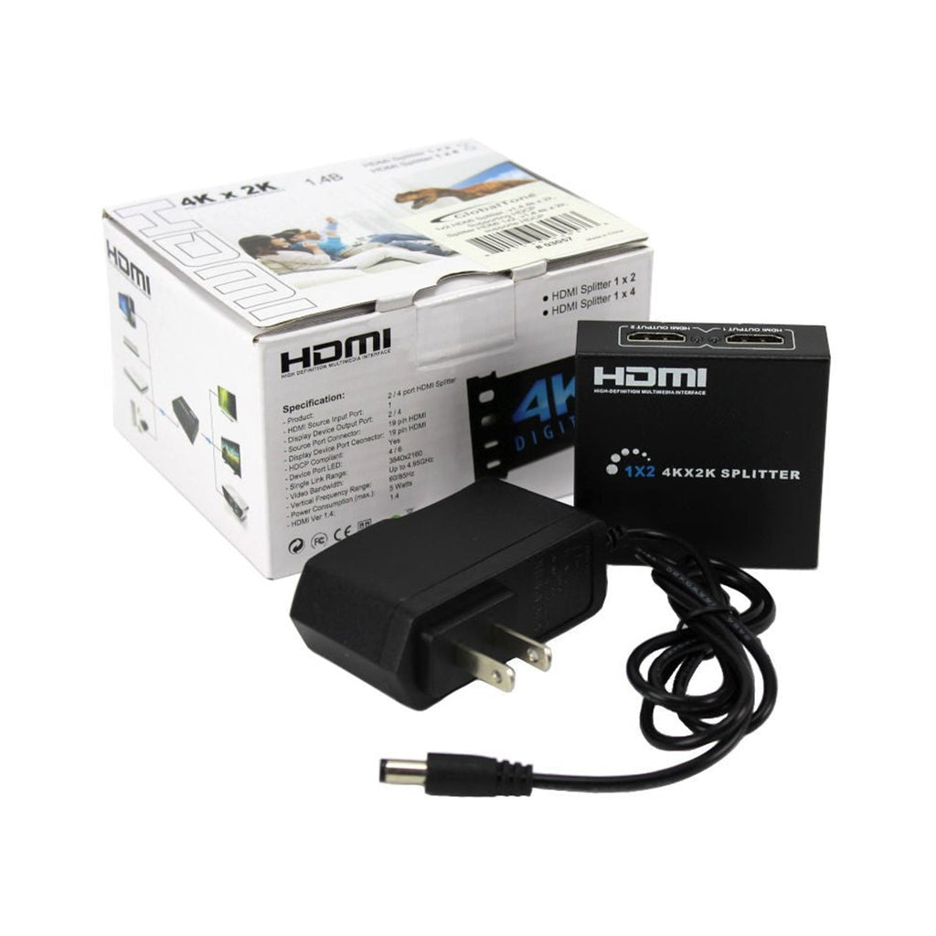 Répartiteur HDMI 1 entrée 2 sorties, v1.4, 4K, HDCP