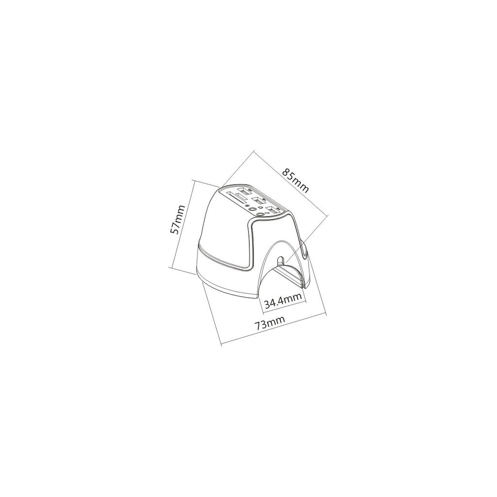 Station d'accueil de bureau 4 en 1 : USB, SD, micro SD, audio 3,5 mm