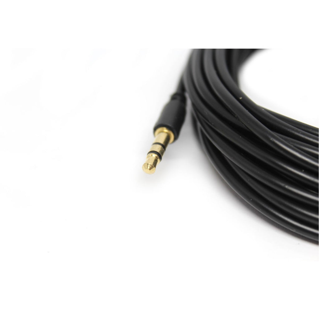 Rallonge audio stéréo 3,5 mm mâle à femelle, connecteurs minces, 15 pi