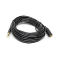 Rallonge audio stéréo 3,5 mm mâle à femelle, connecteurs minces, 15 pi