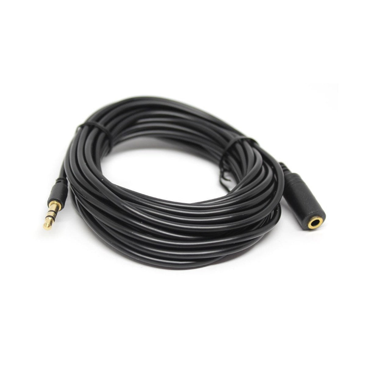 Rallonge audio stéréo 3,5 mm mâle à femelle, connecteurs minces, 15 pi