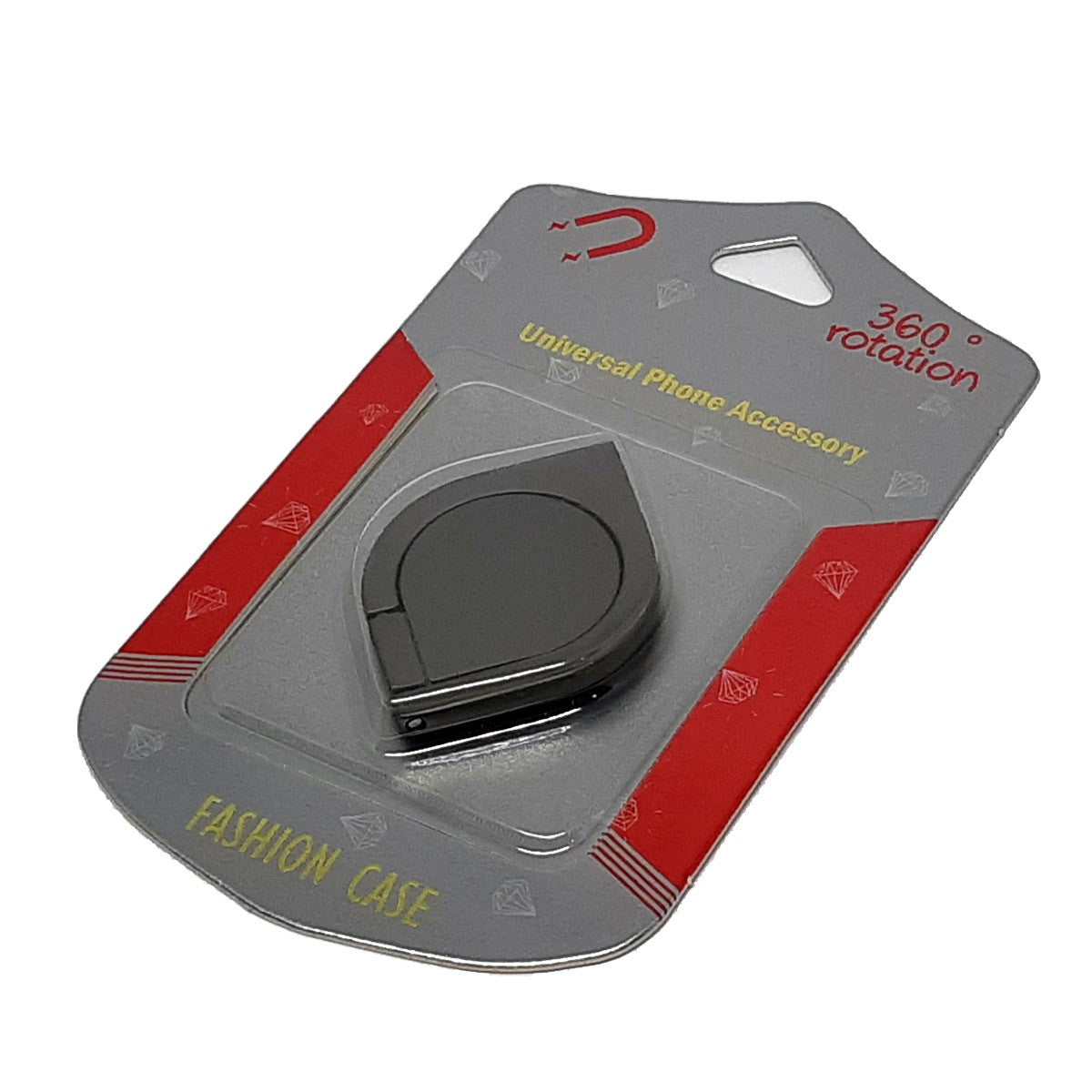 Anneau de support pour téléphone, noir