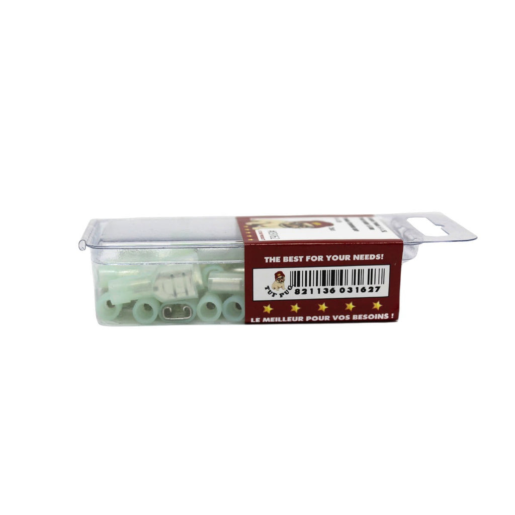 Cosses à déconnexion rapide femelles 0,250 po, 16-14 AWG, nylon, 15 A, sac de 25
