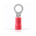 Cosses à anneau 3/8 po, 22-16 AWG, vinyle, rouge, sac de 25