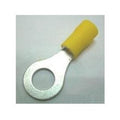 Cosses à anneau 3/8 po, 12-10 AWG, vinyle, jaune, sac de 25