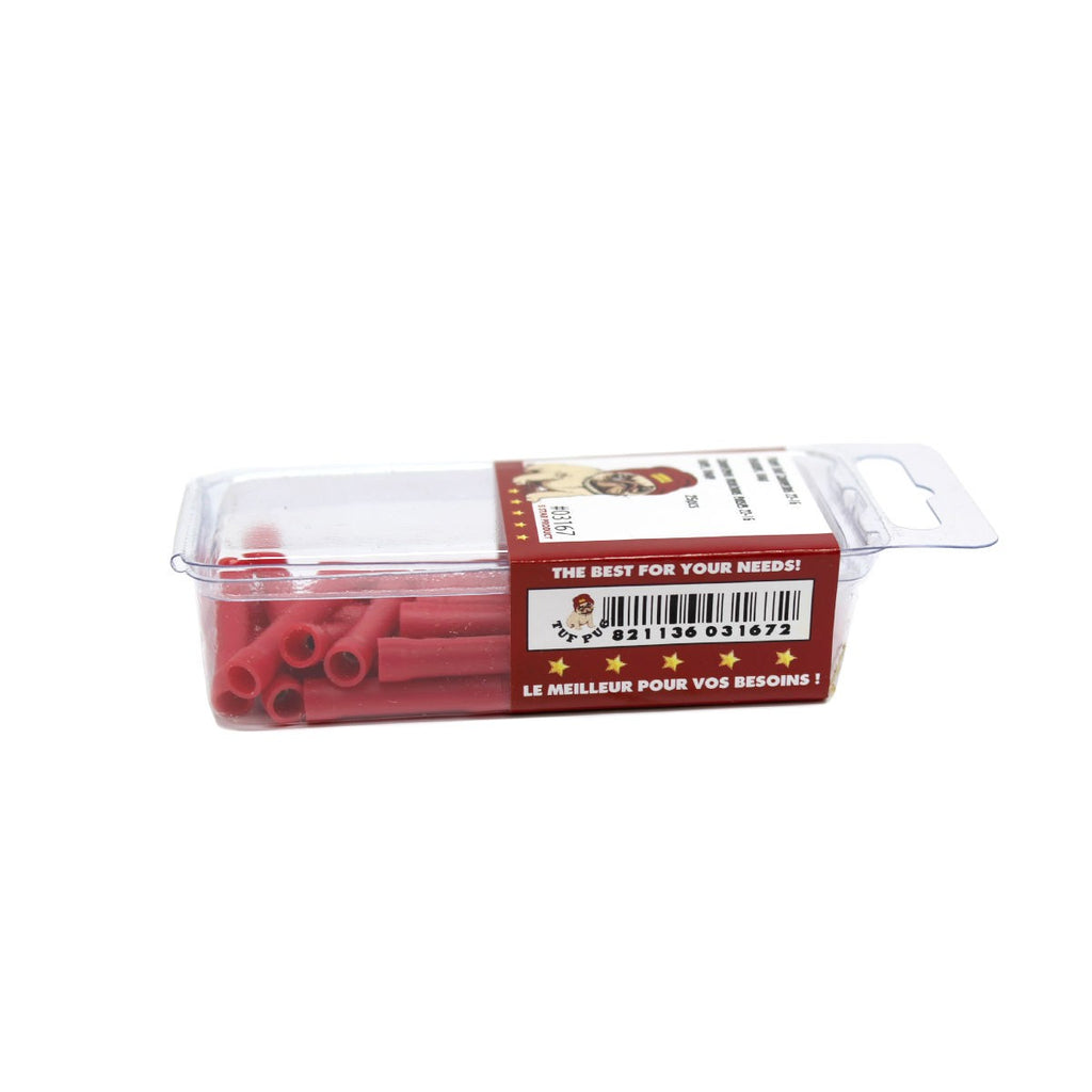 Manchons de raccordement évasés 22-16 AWG, vinyle, rouge, sac de 25
