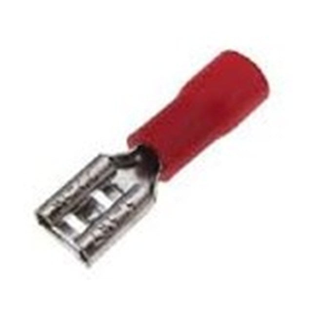 Cosses à déconnexion rapide femelles 0,187 po, 22-18 AWG, vinyle, sac de 25