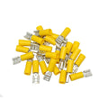 Cosses à déconnexion rapide femelles 0,250 po, 12-10 AWG, vinyle, sac de 25