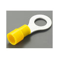 Cosses à anneau 5/16 po, 12-10 AWG, vinyle, jaune, sac de 25